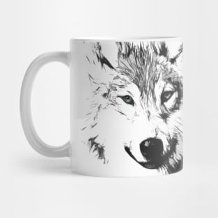 Arctic Wolf - Contemplation Mug